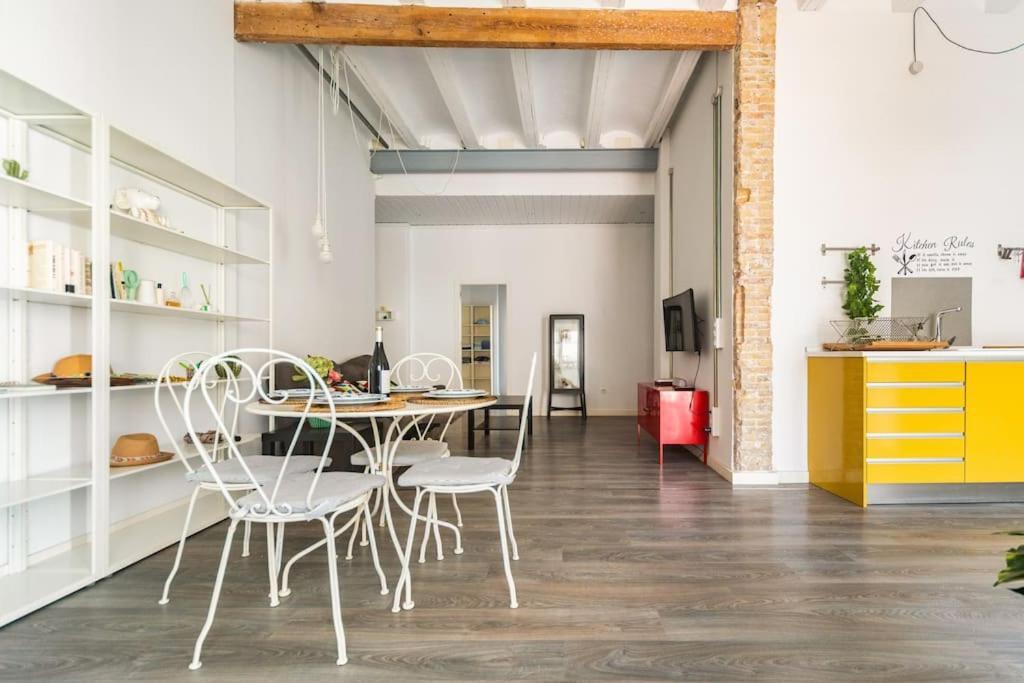 120 Sqm Loft-Style Apartment Beach Royal Marina Valencia Exterior foto